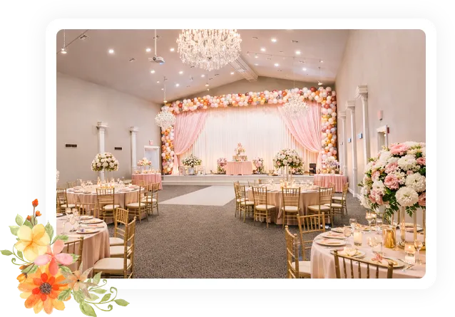 Landmark-style luxury event venue in Trenton TX offering premium wedding and celebration experiences at One Trenton