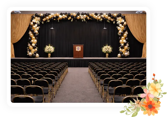 Premium event experience at One Trenton in Trenton TX designed for elegant weddings, receptions, and special celebrations